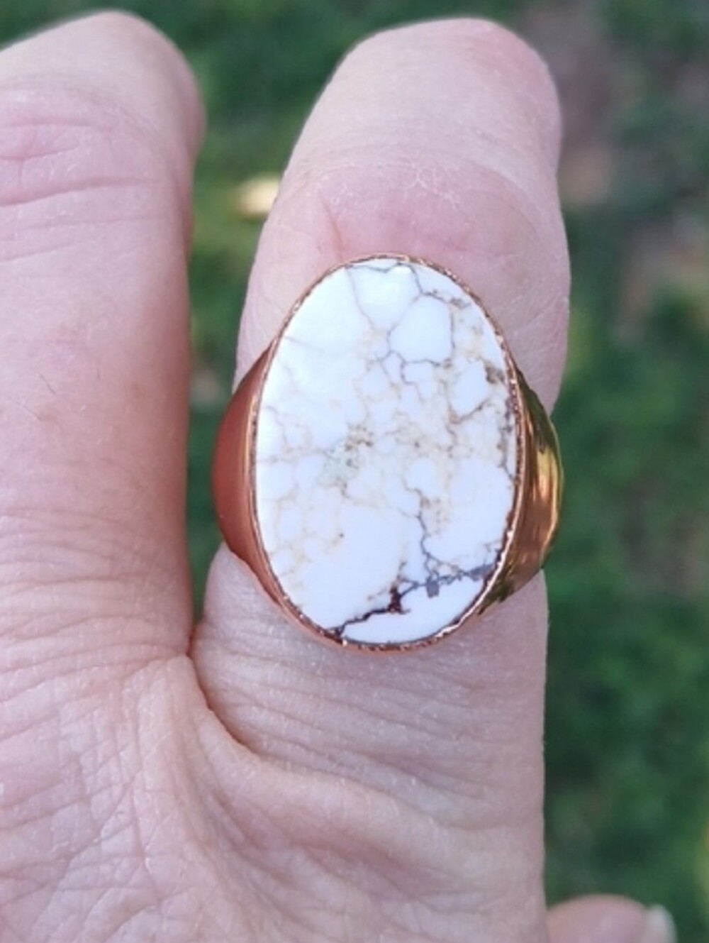 New Men's Wild Horse Copper Ring. 